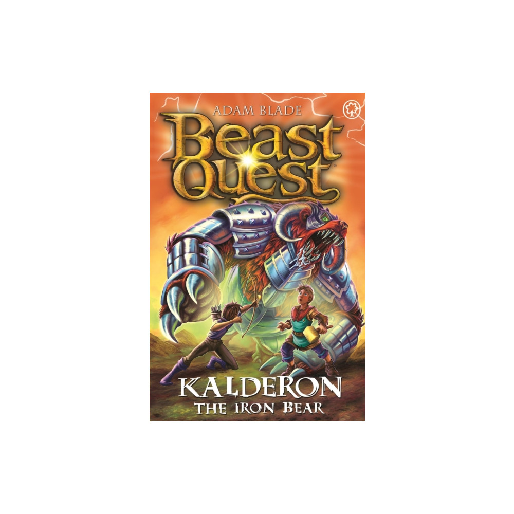 Produktbild för Beast Quest: Kalderon the Iron Bear (häftad, eng)