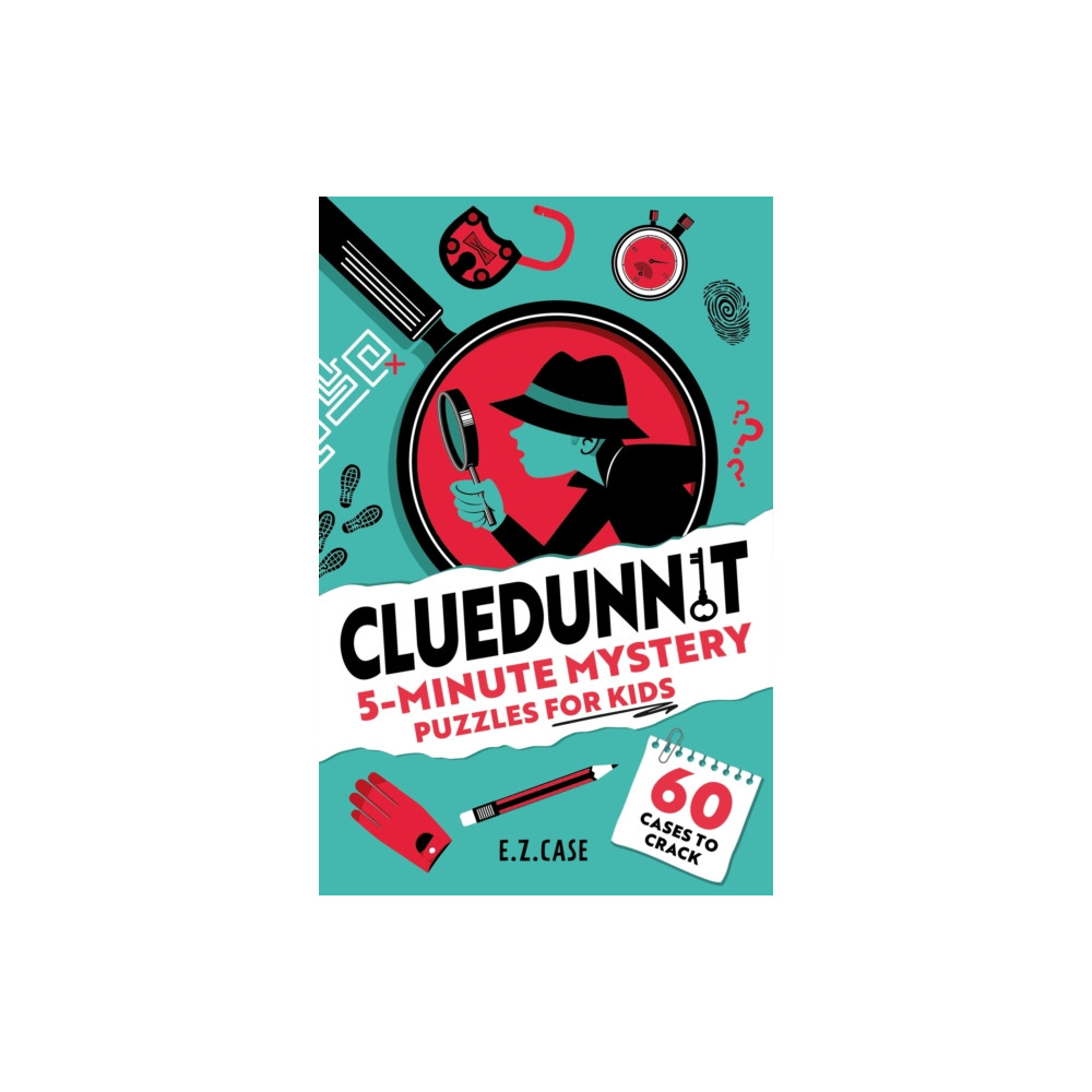 Produktbild för Cluedunnit: 5-Minute Mystery Puzzles for Kids (häftad, eng)