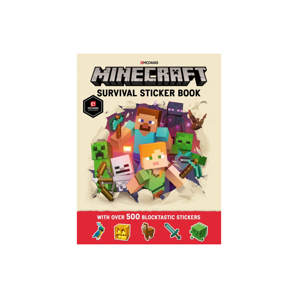 Produktbild för Minecraft Survival Sticker Book (häftad, eng)