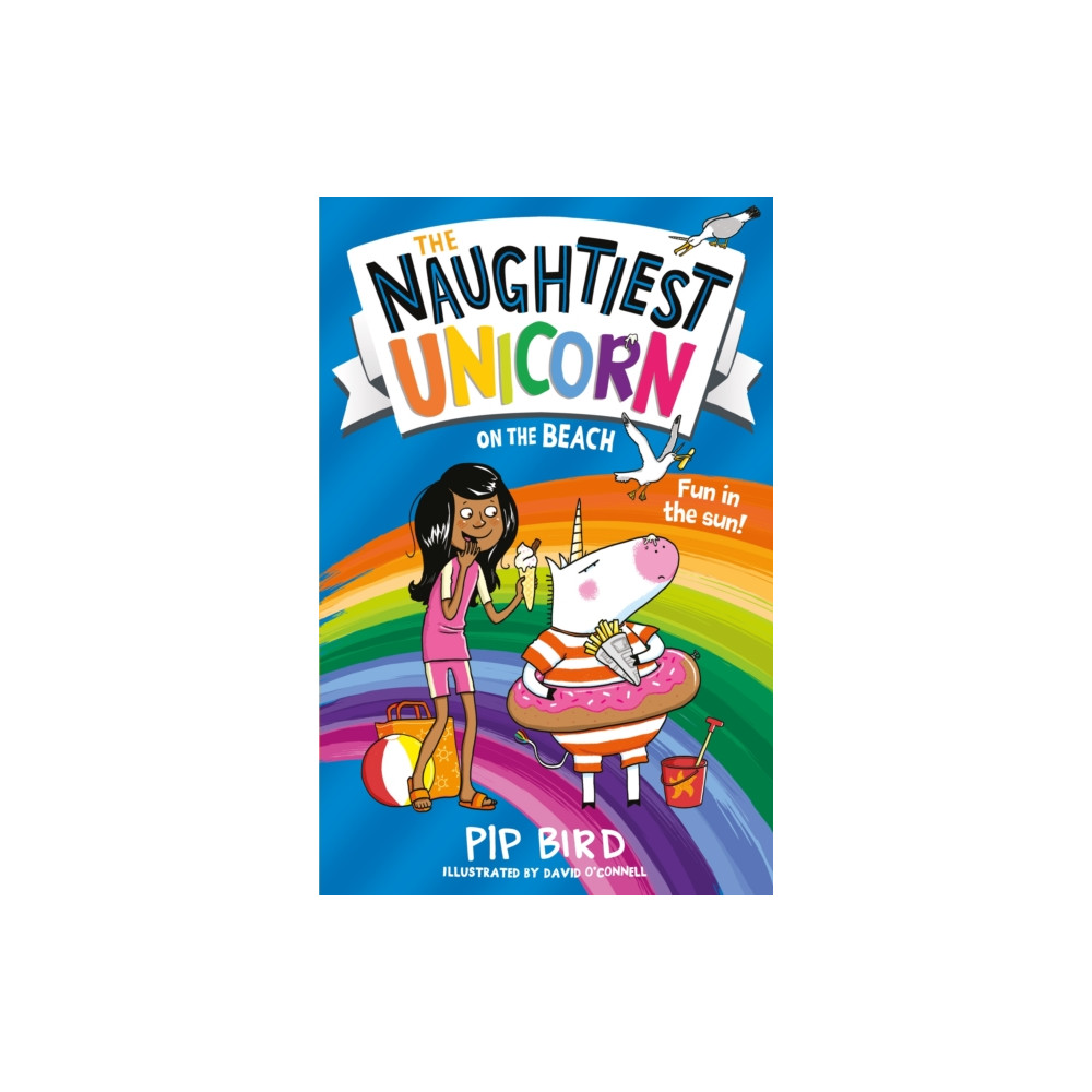 Produktbild för The Naughtiest Unicorn on the Beach (häftad, eng)