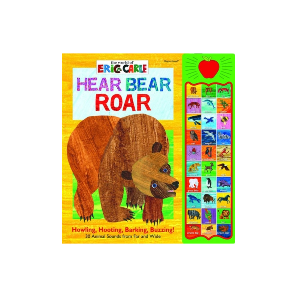 Produktbild för World of Eric Carle: Hear Bear Roar Sound Book (inbunden, eng)