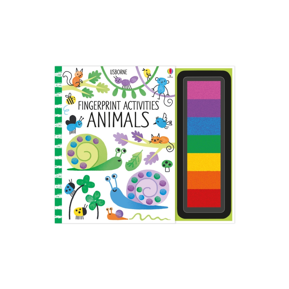 Produktbild för Fingerprint Activities Animals (bok, spiral, eng)