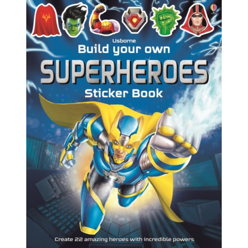 Usborne Publishing Ltd Build Your Own Superheroes Sticker Book (häftad, eng)