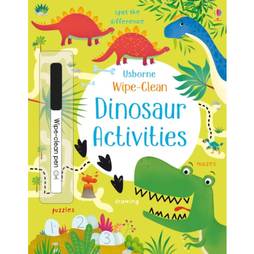 Usborne Publishing Ltd Wipe-Clean Dinosaur Activities (häftad, eng)