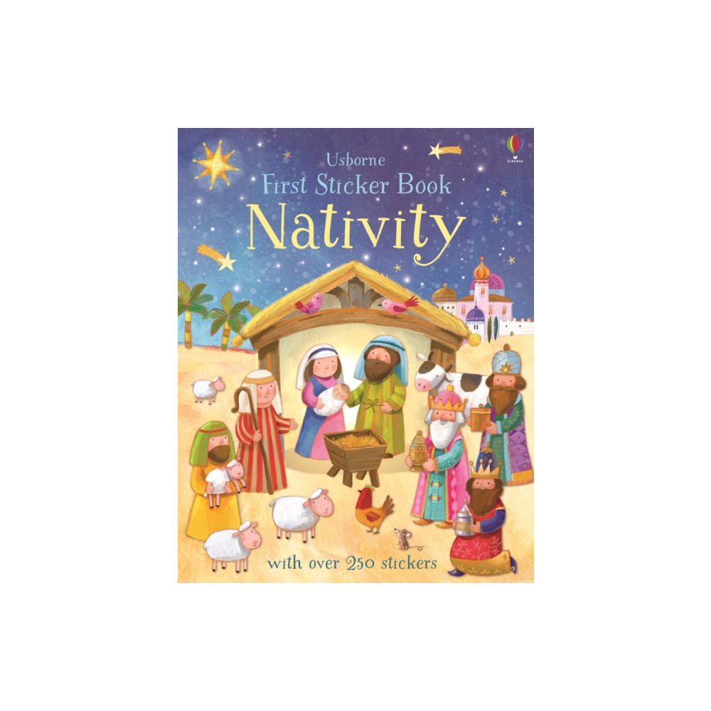 Produktbild för First Sticker Book Nativity (häftad, eng)