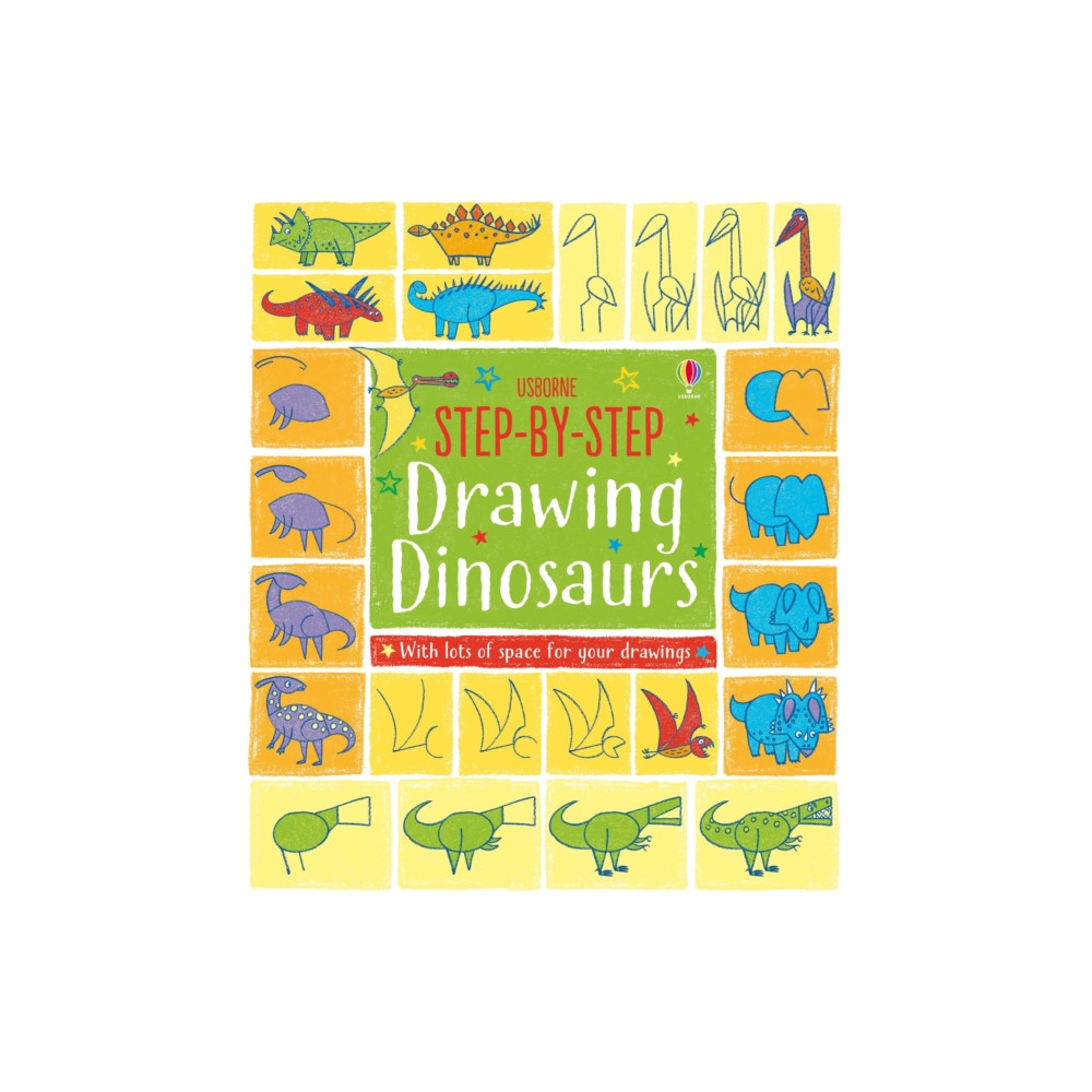 Produktbild för Step-by-Step Drawing Dinosaurs (häftad, eng)