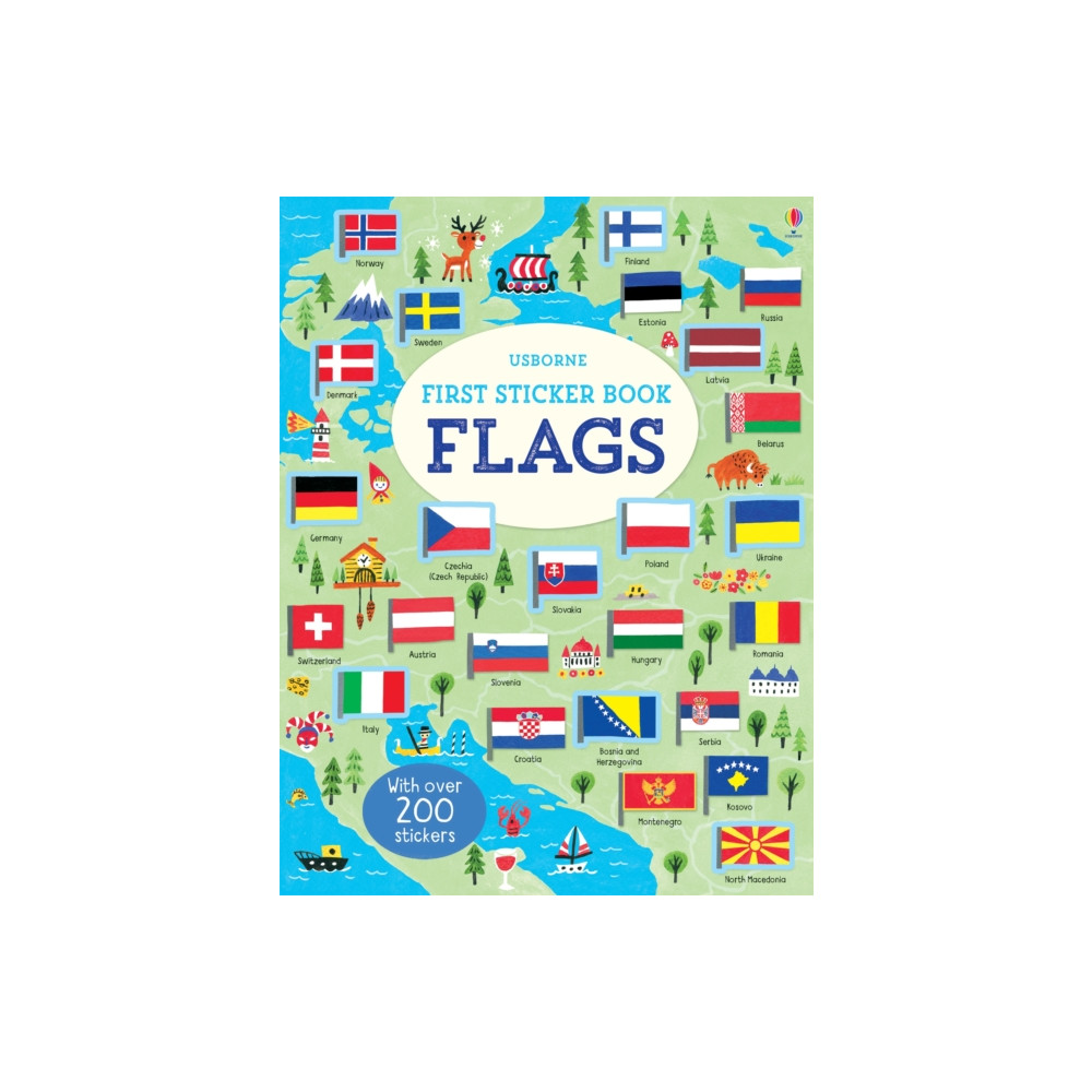 Produktbild för First Sticker Book Flags (häftad, eng)