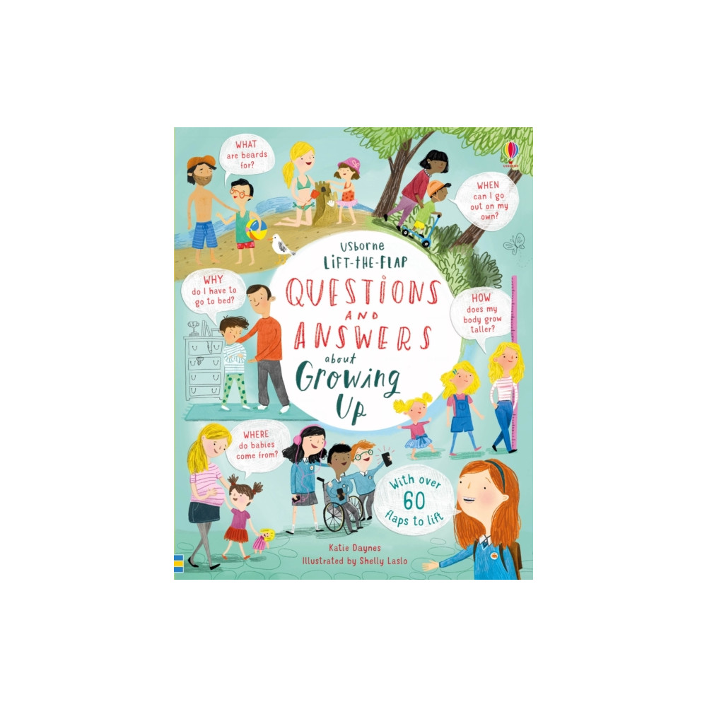 Produktbild för Lift-the-flap Questions and Answers about Growing Up (bok, board book, eng)