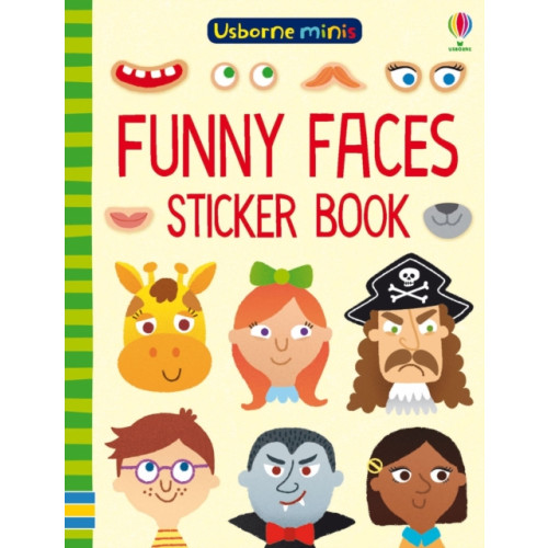 Usborne Publishing Ltd Funny Faces Sticker Book (häftad, eng)