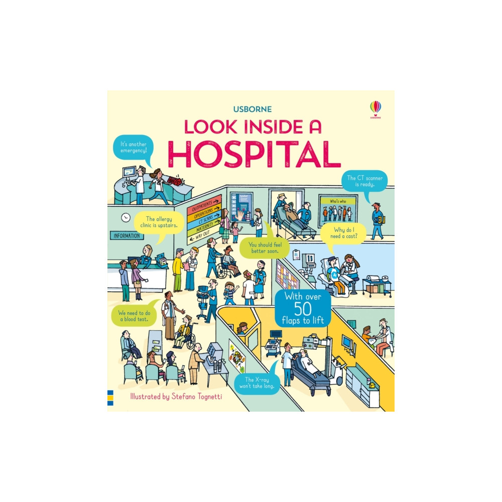 Produktbild för Look Inside a Hospital (bok, board book, eng)