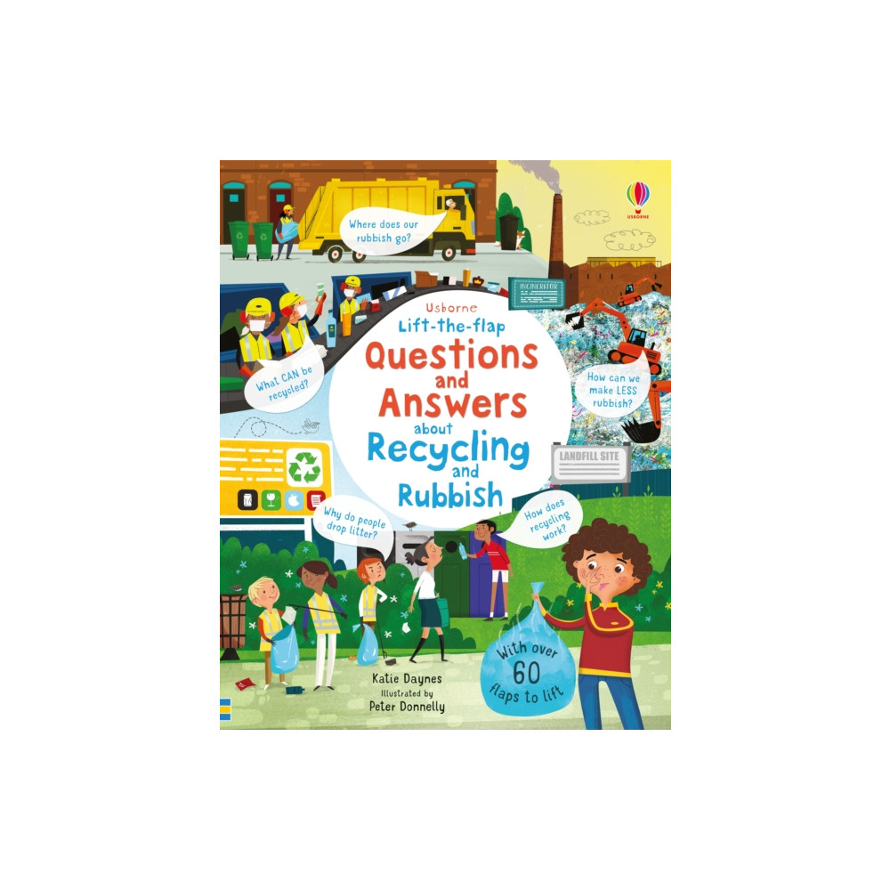 Produktbild för Lift-the-flap Questions and Answers About Recycling and Rubbish (bok, board book, eng)