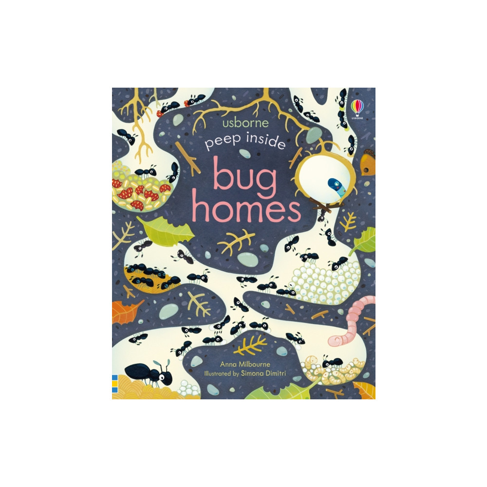 Produktbild för Peep Inside Bug Homes (bok, board book, eng)