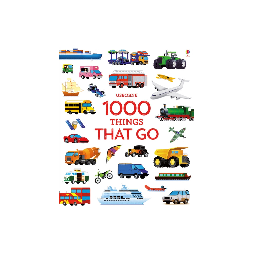 Produktbild för 1000 Things That Go (inbunden, eng)