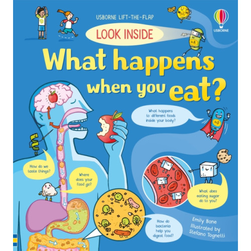 Usborne Publishing Ltd Look Inside What Happens When You Eat (bok, board book, eng)