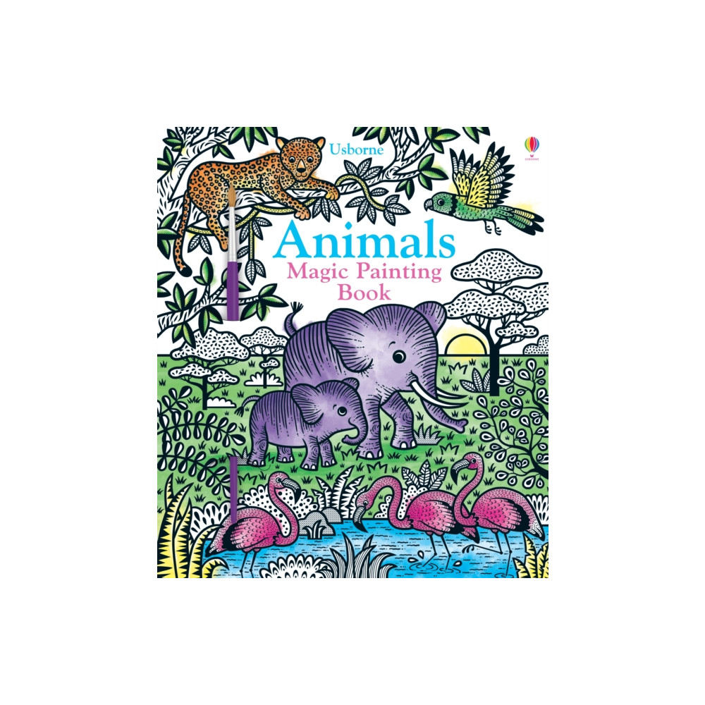 Produktbild för Animals Magic Painting Book (häftad, eng)