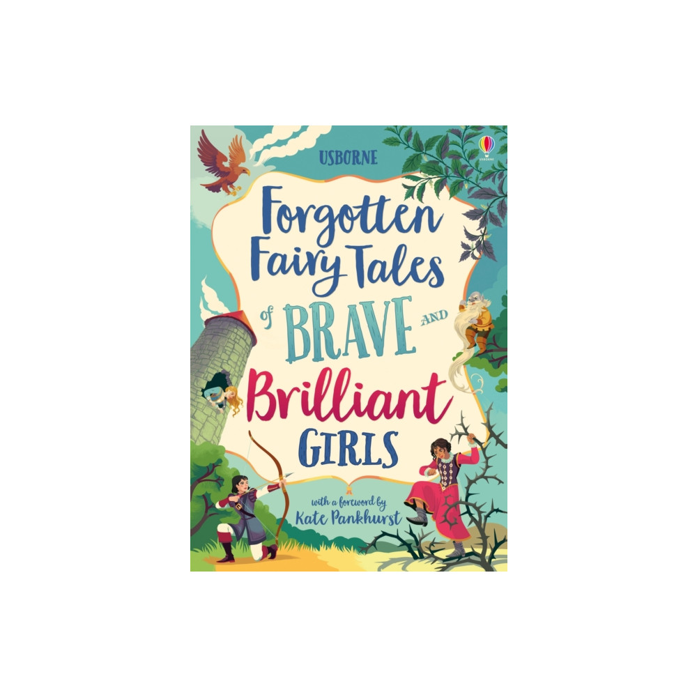 Produktbild för Forgotten Fairy Tales of Brave and Brilliant Girls (inbunden, eng)