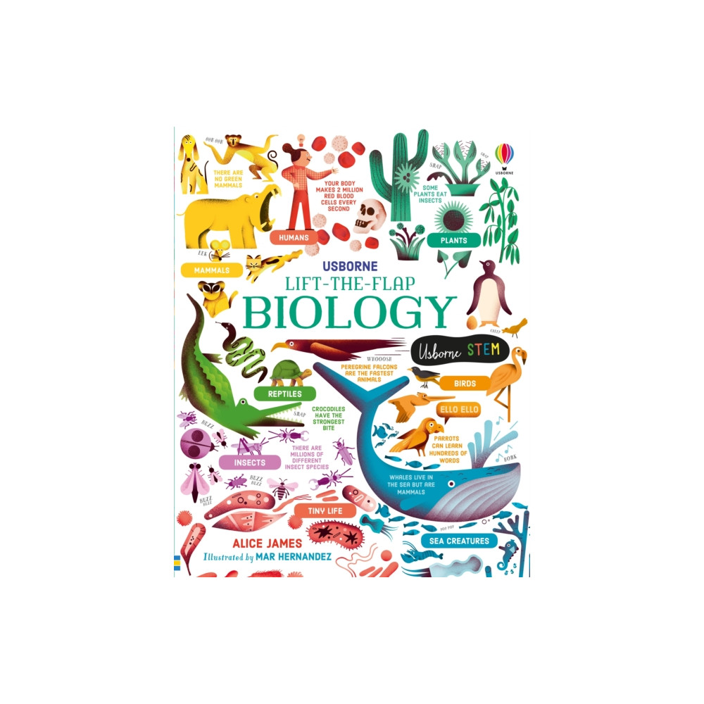 Produktbild för Lift-the-Flap Biology (bok, board book, eng)