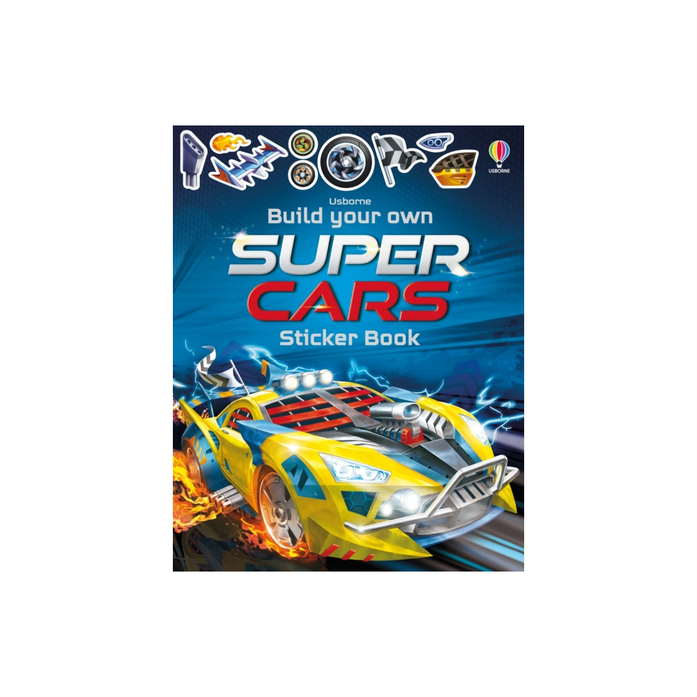 Produktbild för Build Your Own Supercars Sticker Book (häftad, eng)