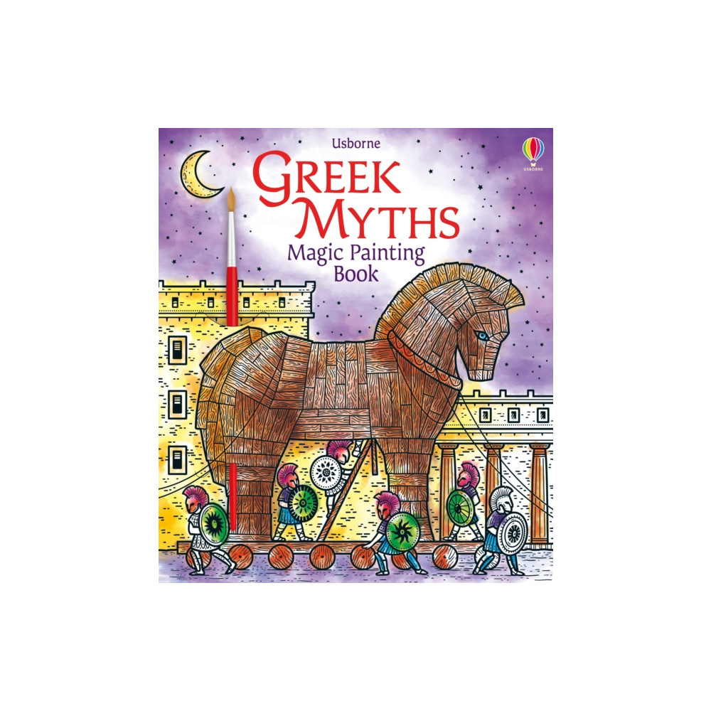 Produktbild för Greek Myths Magic Painting Book (häftad, eng)