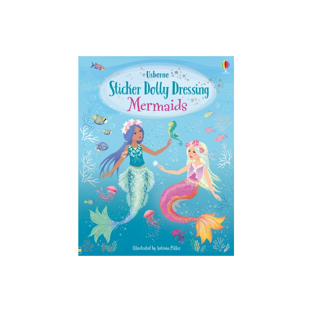 Produktbild för Sticker Dolly Dressing Mermaids (häftad, eng)