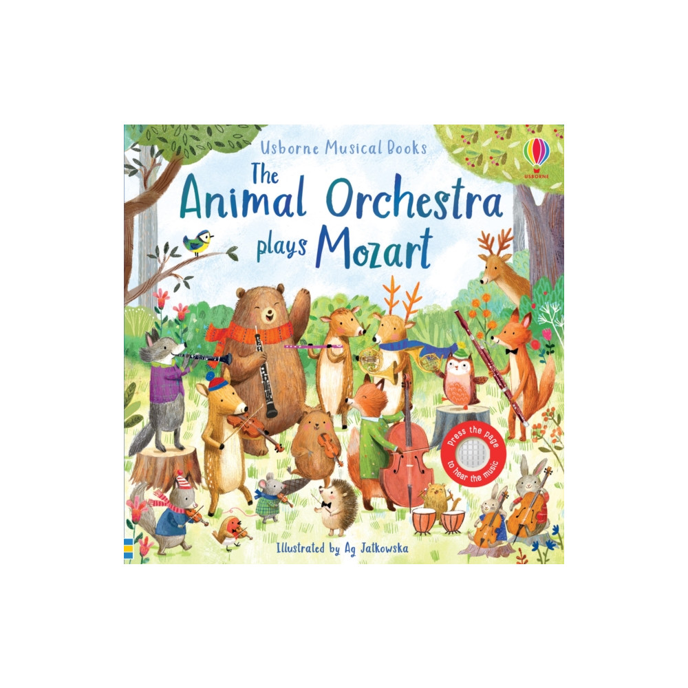 Produktbild för The Animal Orchestra Plays Mozart (bok, board book, eng)