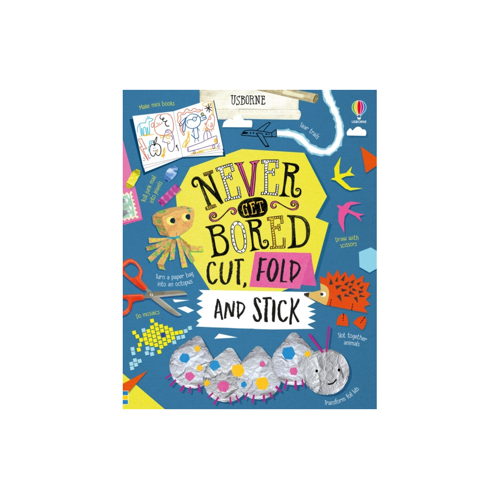 Produktbild för Never Get Bored Cut, Fold and Stick (inbunden, eng)