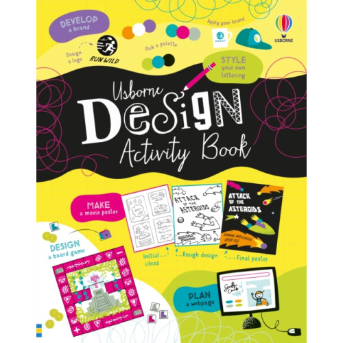 Usborne Publishing Ltd Design Activity Book (inbunden, eng)