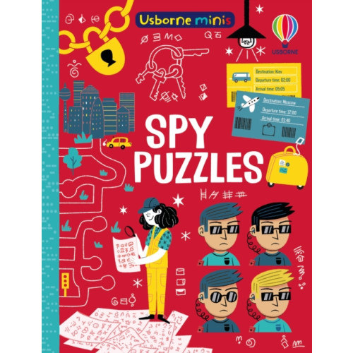 Usborne Publishing Ltd Spy Puzzles (häftad, eng)