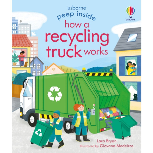 Usborne Publishing Ltd Peep Inside How a Recycling Truck Works (bok, board book, eng)