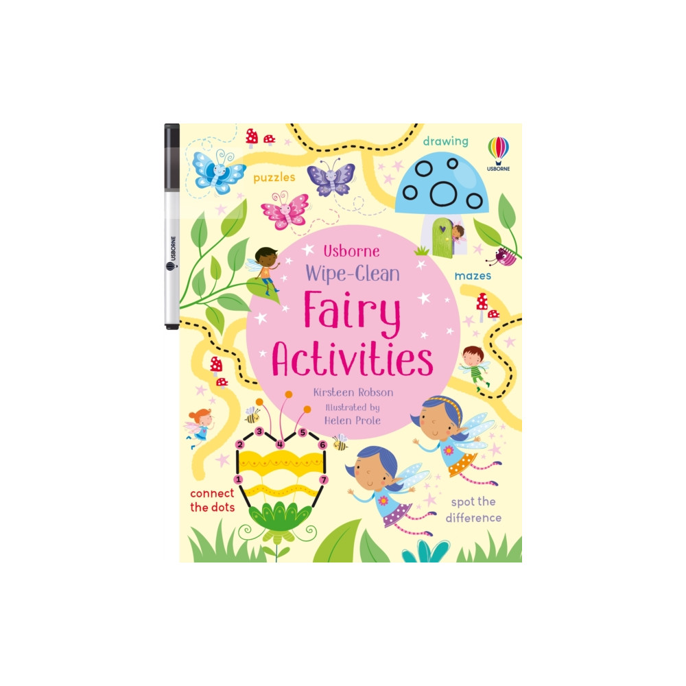 Produktbild för Wipe-Clean Fairy Activities (häftad, eng)