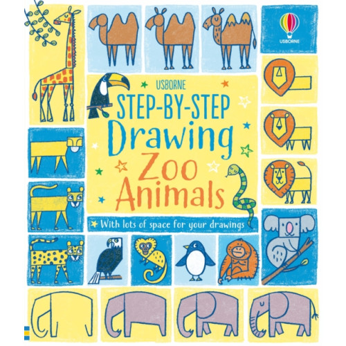 Usborne Publishing Ltd Step-by-step Drawing Zoo Animals (häftad, eng)