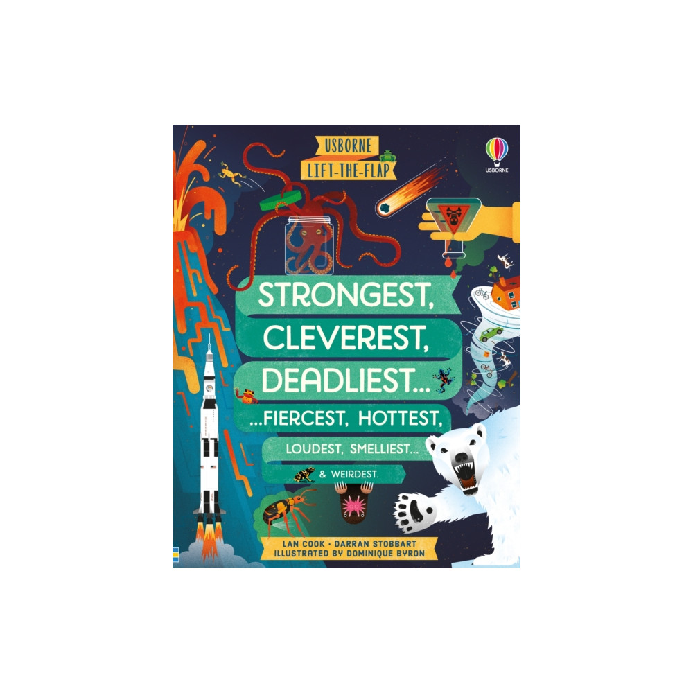 Produktbild för Lift-the-flap Strongest, Cleverest, Deadliest. (bok, board book, eng)