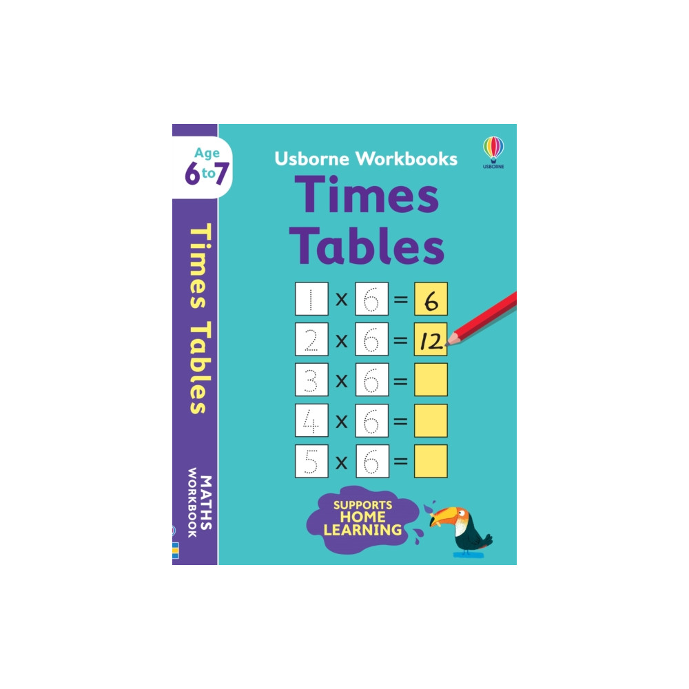 Produktbild för Usborne Workbooks Times Tables 6-7 (häftad, eng)