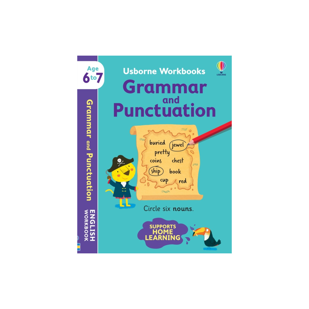 Produktbild för Usborne Workbooks Grammar and Punctuation 6-7 (häftad, eng)