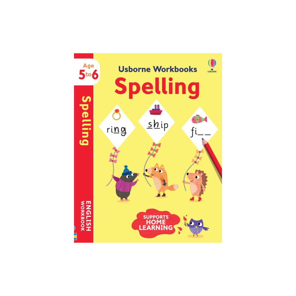 Produktbild för Usborne Workbooks Spelling 5-6 (häftad, eng)