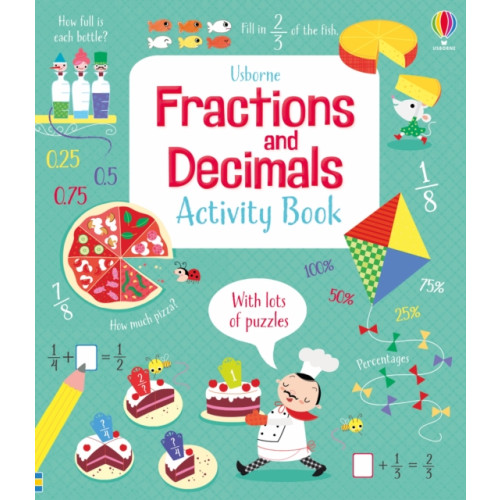 Usborne Publishing Ltd Fractions and Decimals Activity Book (häftad, eng)