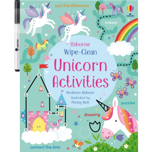 Usborne Publishing Ltd Wipe-Clean Unicorn Activities (häftad, eng)