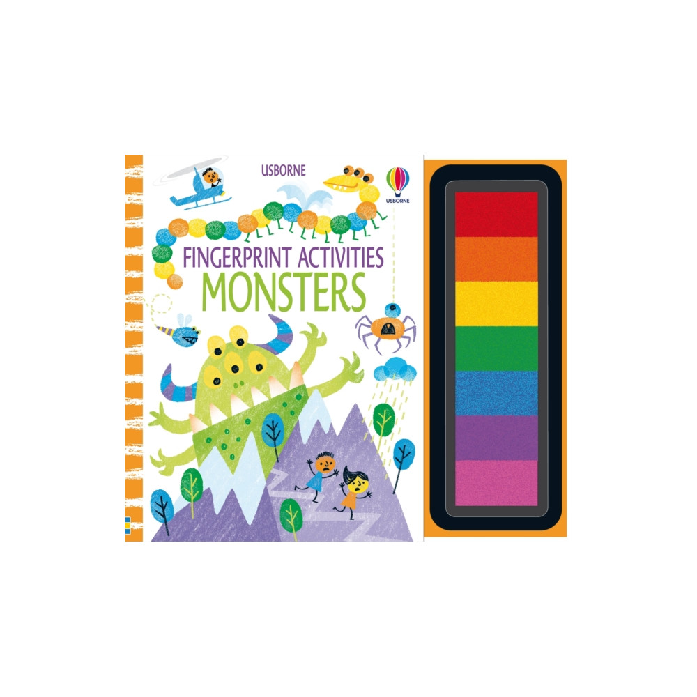 Produktbild för Fingerprint Activities Monsters (bok, spiral, eng)