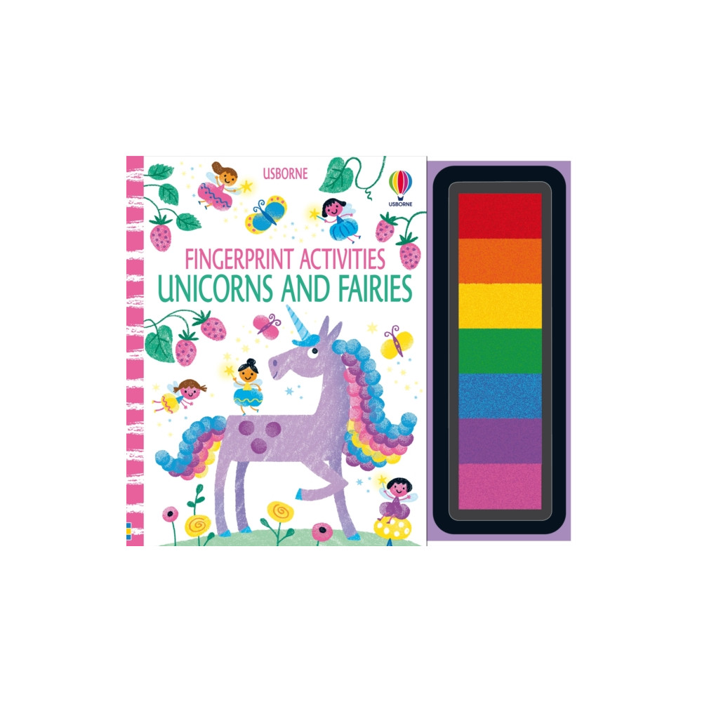 Produktbild för Fingerprint Activities Unicorns and Fairies (bok, spiral, eng)