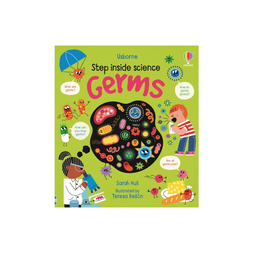 Produktbild för Step inside Science: Germs (bok, board book, eng)