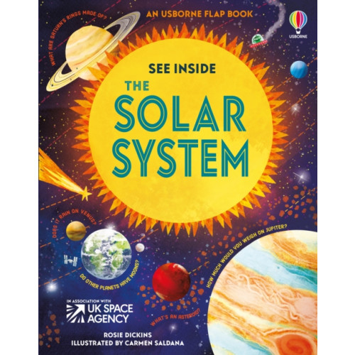 Usborne Publishing Ltd See inside the Solar System (bok, board book, eng)