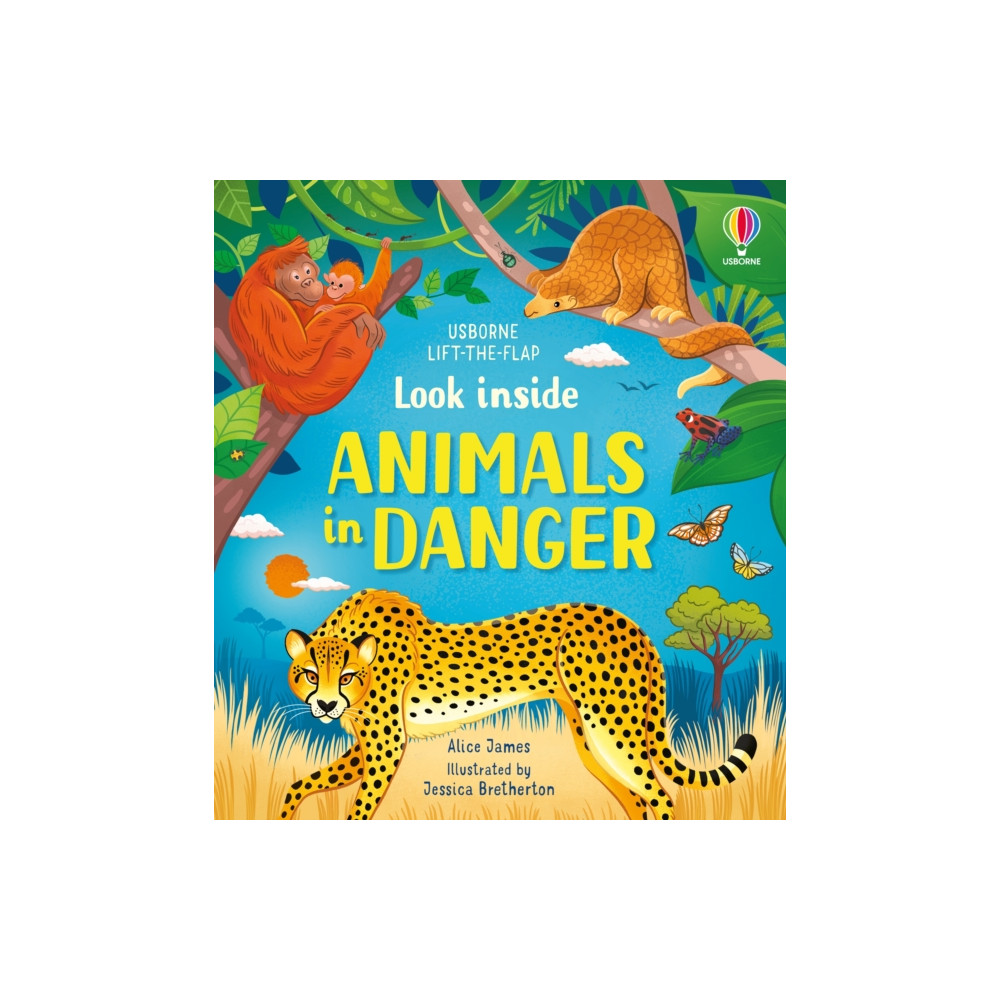 Produktbild för Look Inside Animals in Danger (bok, board book, eng)