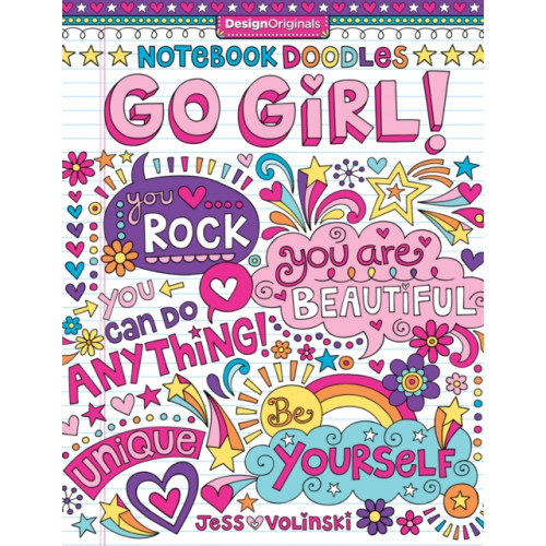 Design Originals Notebook Doodles Go Girl! (häftad, eng)