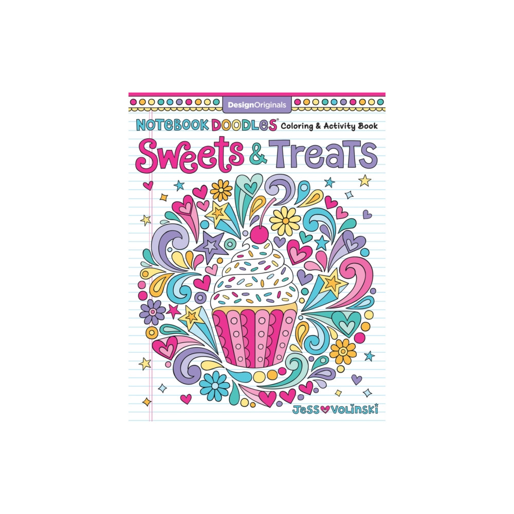 Produktbild för Notebook Doodles Sweets & Treats (häftad, eng)