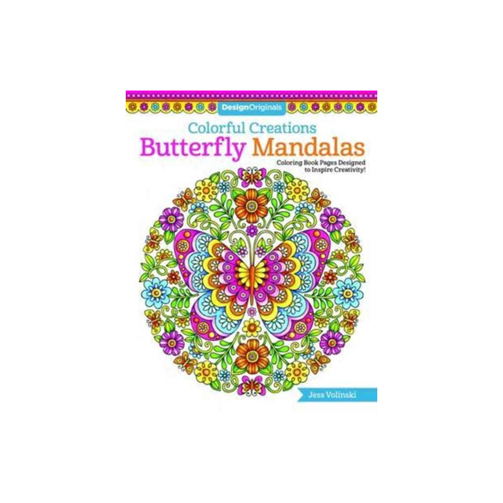 Produktbild för Colorful Creations Butterfly Mandalas (häftad, eng)