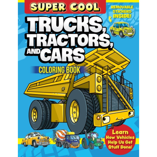 Design Originals Super Cool Trucks, Tractors, and Cars Coloring Book (häftad, eng)