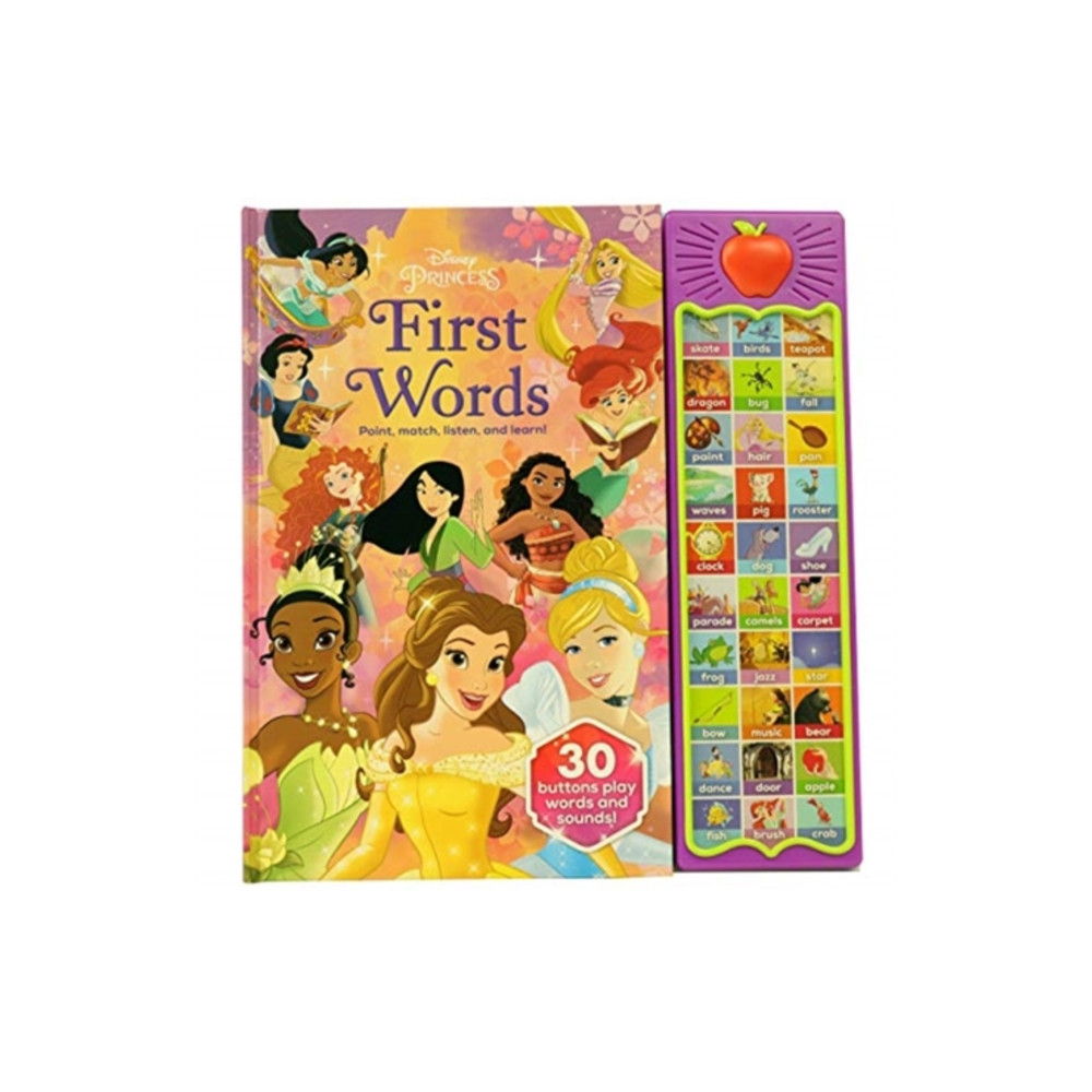 Produktbild för Disney Princess: First Words Sound Book (inbunden, eng)