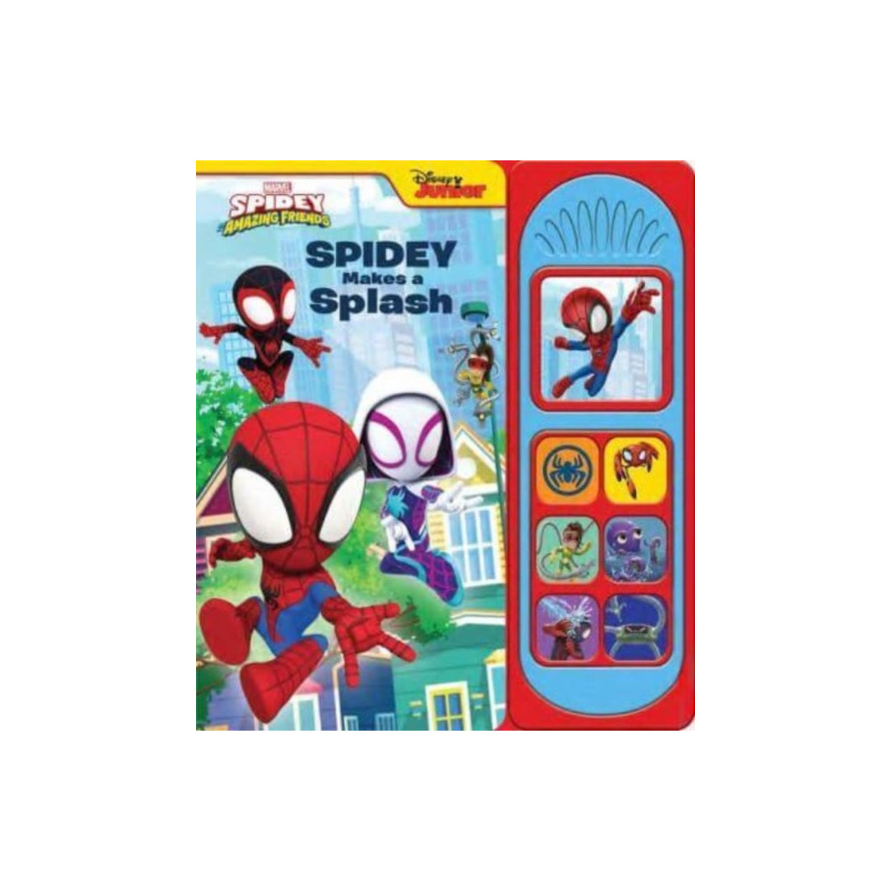 Produktbild för Disney Junior Marvel Spidey and His Amazing Friends: Spidey Makes a Splash Sound Book (bok, board book, eng)