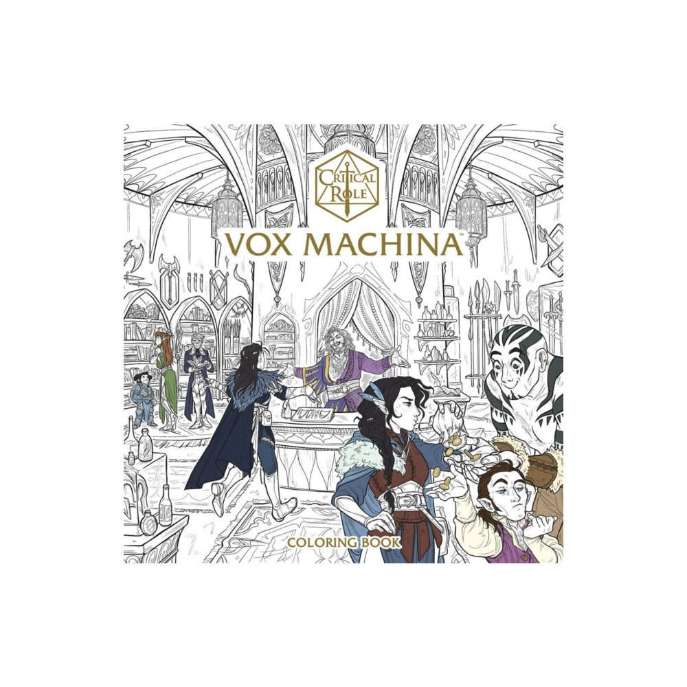 Produktbild för Critical Role: Vox Machina Coloring Book (häftad, eng)
