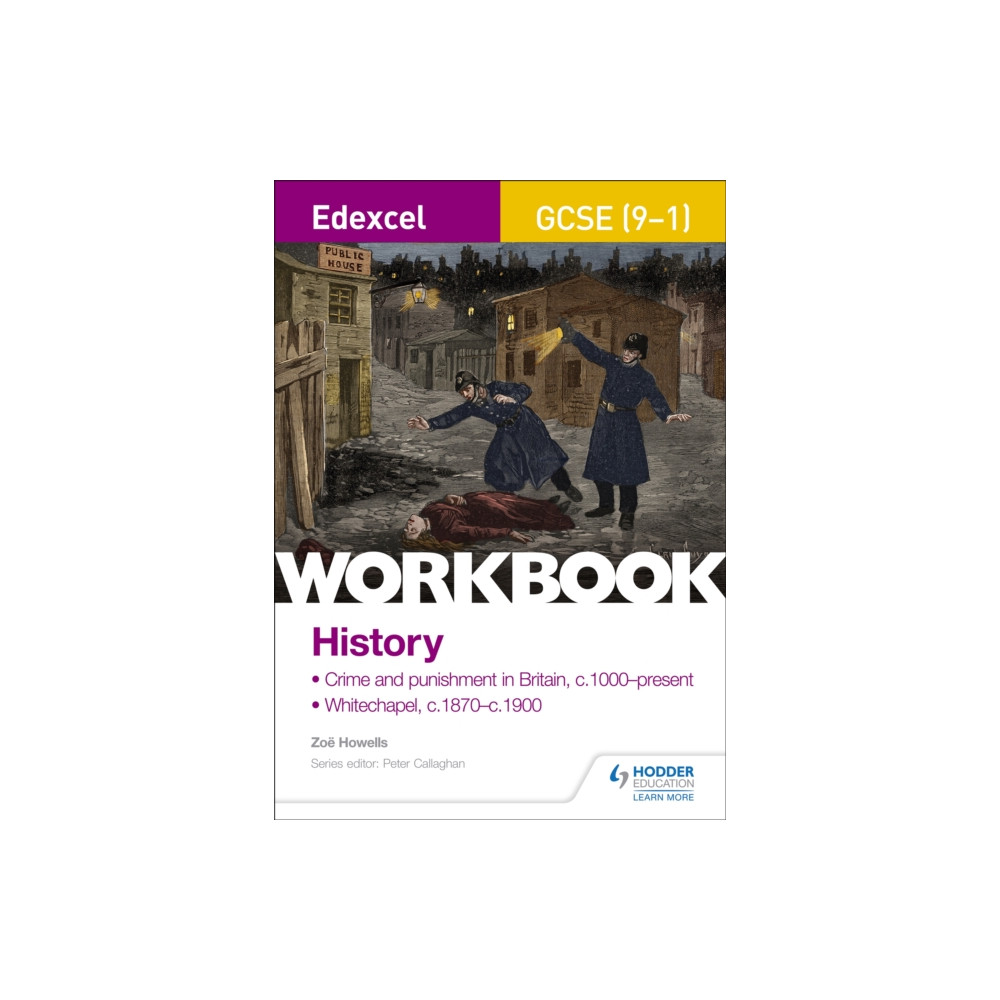 Produktbild för Edexcel GCSE (9-1) History Workbook: Crime and Punishment in Britain, c1000-present and Whitechapel, c1870-c1900 (häftad, eng)